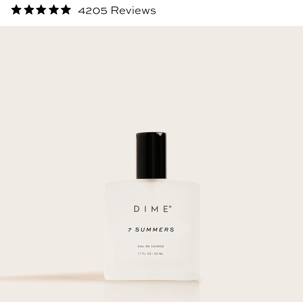 NIB - Dime Beauty 7 Summers Perfume